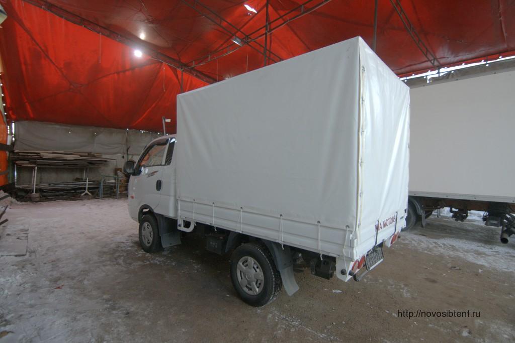 Изготовление и монтаж тента на грузовик Kia Bongo 3 в Новосибирске