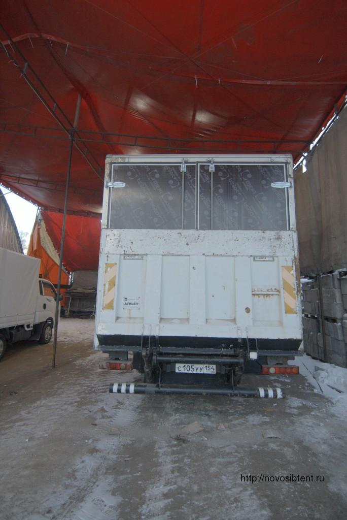 Изготовление и установка задних ворот на грузовой автомобиль Man в Новосибирске