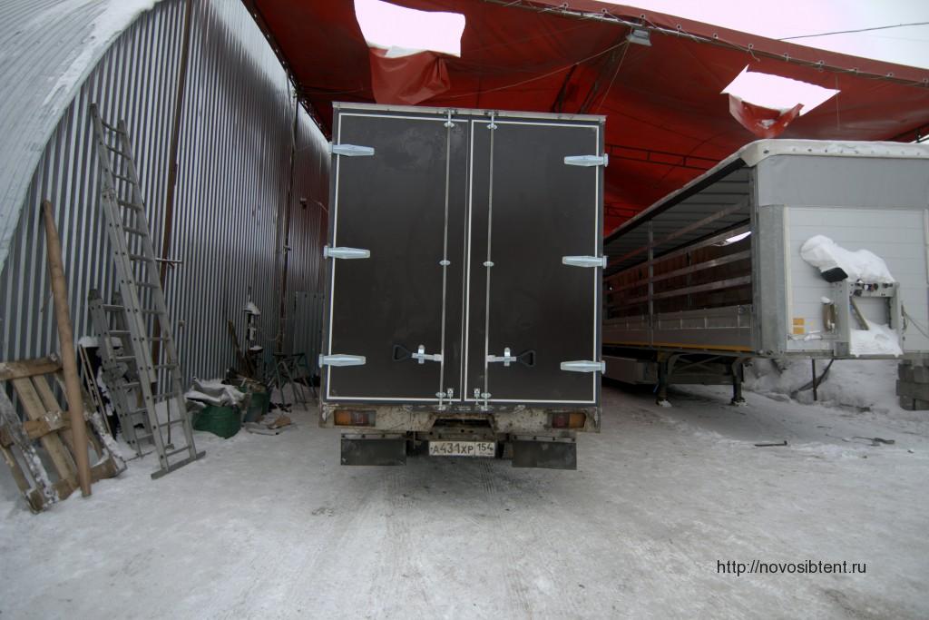 Изготовление и установка ворот на грузовик Isuzu Turbo