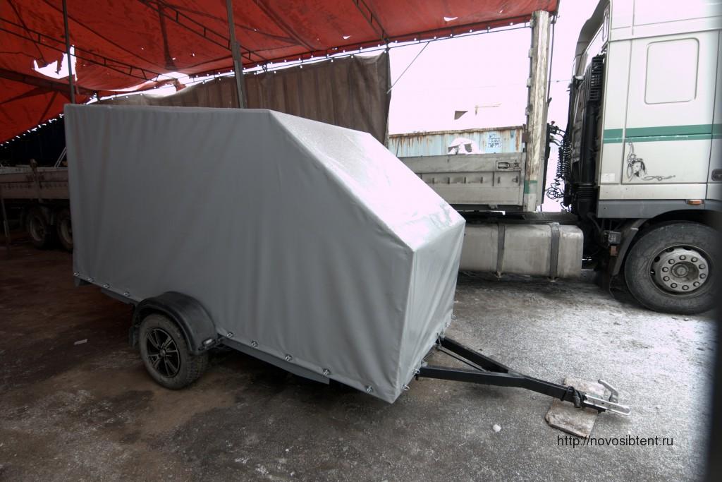 Производство и монтаж металлокаркаса и тента для прицепа легкового автомобиля МЗСА 817716 в Новосибирске