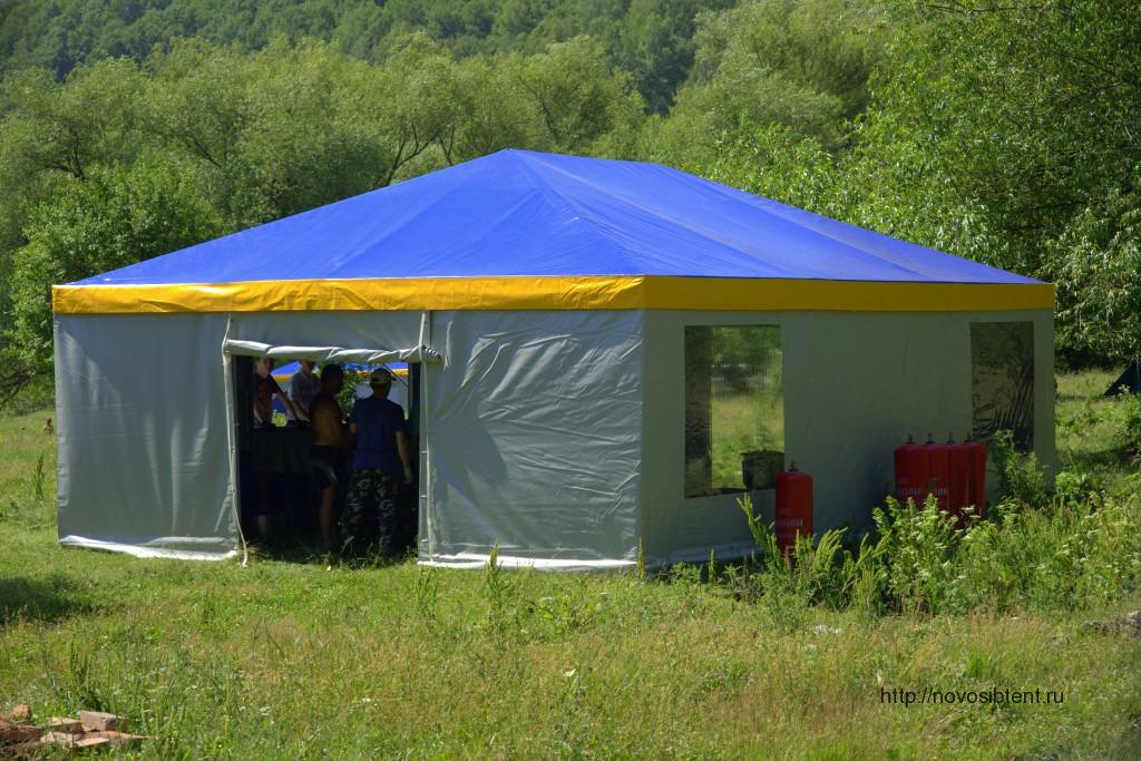 Изготовление шатра ПВХ для летнего лагера