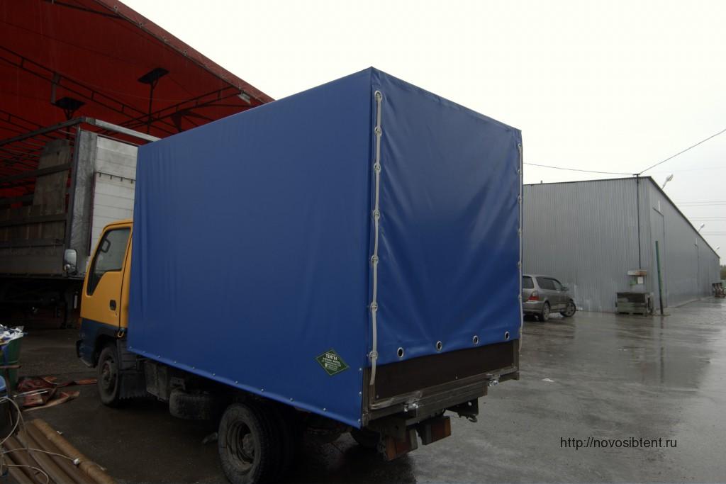 Изготовление тентованной будки для грузовика Isuzu Elf в Новосибирске