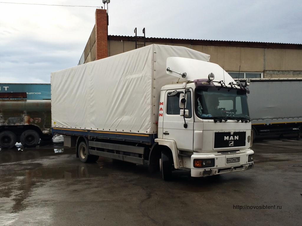 Тент, каркас и ворота на грузовик Man, изготовление в Новосибирске на заказ